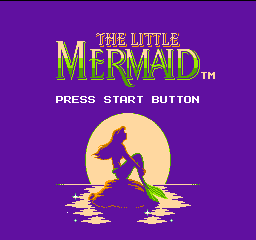 Little Mermaid, The (USA) Title Screen